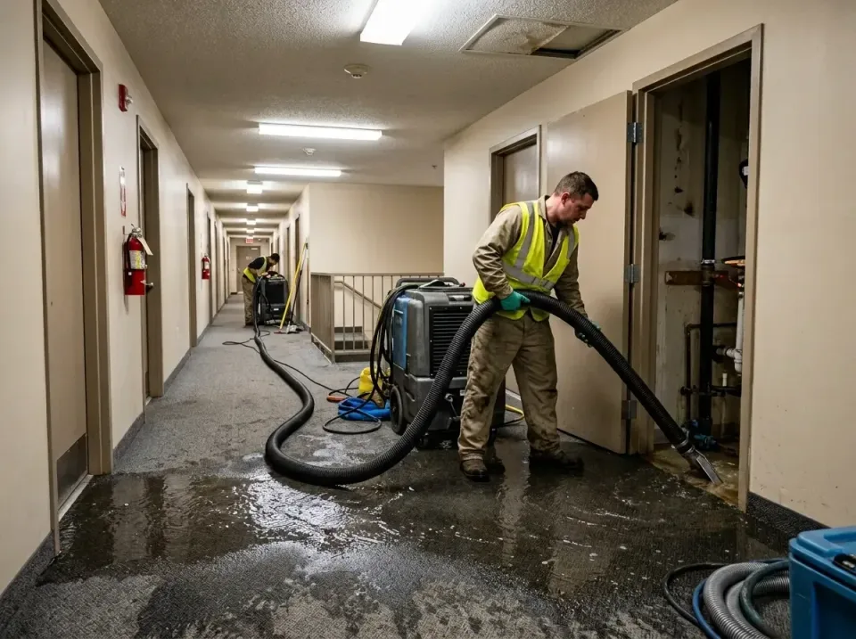 multi-unit-apartment-hallway-f-005 — frequently asked questions, Emergency Burst Pipe Water Extraction & Removal in Angels,…